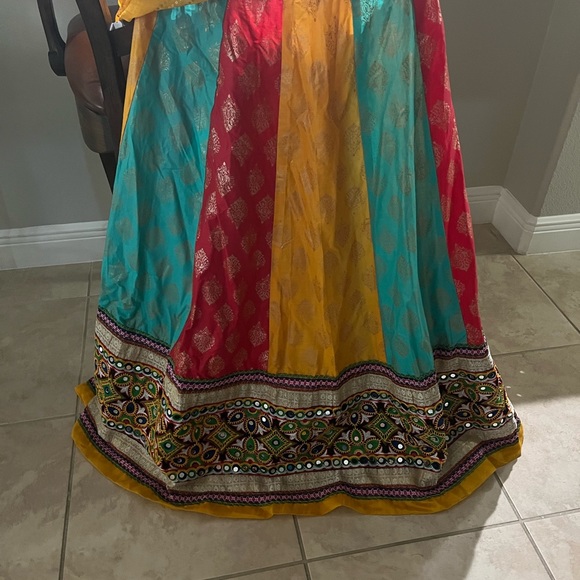 Multi color lehenga choli - Picture 4 of 4